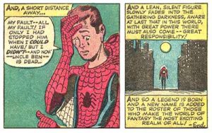 Spiderman and responsibility
