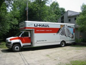 Uhaul truck for moving