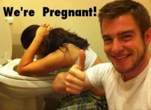 wife's pregnant