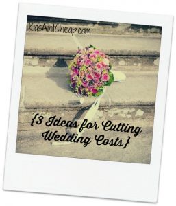 3 Ideas for Cutting Wedding Costs