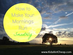 make your mornings run smoothly