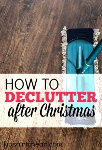 Christmas can leave your home a total wreck! However, if you declutter after Christmas you can have a nice and organized house all year long. Here's how to get started.