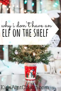 I'm torn as to whether my family should adopt an elf on the shelf. Here's why we currently do not have one.