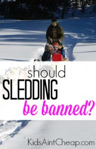 All across North American cities are banning sledding? But is it necessary to ban something like this? Here's my take.