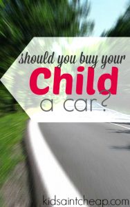 Should you buy your kid a car? This a question that pops up for parents with teenage kids and there is no easy answer. Here's what we think.