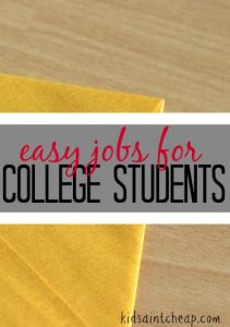 Making money in college doesn't mean you have to work at the local pizza place. Here are some easy jobs for college students that won't tie you down.