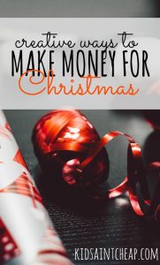 Coming up short on shopping money this year? Instead of reaching for the credit cards try these creative ways to make money for Christmas.