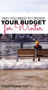 The cold is coming and now is a perfect time to make sure you're on track financially. Here's why you should address your winter budget.