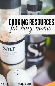 Between working full time and taking care of a family cooking can be a chore. These five resources help me simplify when cooking for my family.