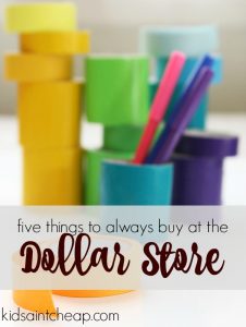 There's no need to spend a lot of money in these areas. Here are five things to buy at the dollar store!
