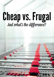There's a big difference between being cheap and being frugal. Here are three areas that makes this differentiation pretty clear!