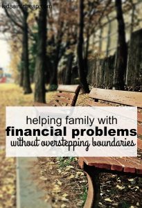 Helping family with financial problems can be extremely tough to do. These are the guidelines I set when a family member needs financial help.
