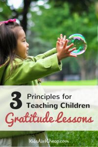 Image for teaching children gratitude lessons