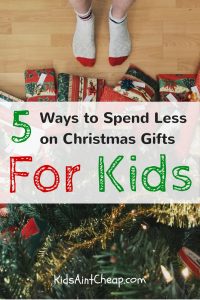 5 ways to find cheap Christmas gifts for kids.
