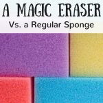 I finally figured out how to use a Magic Eraser, first hand. Definitely different than normal sponges.