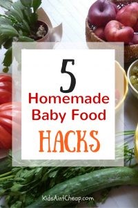 If you're just getting started in the world of DIY baby food, here are some homemade baby food hacks that will help you get started.