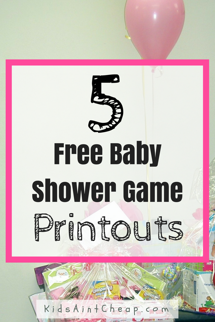 Free Printables Baby Shower Games