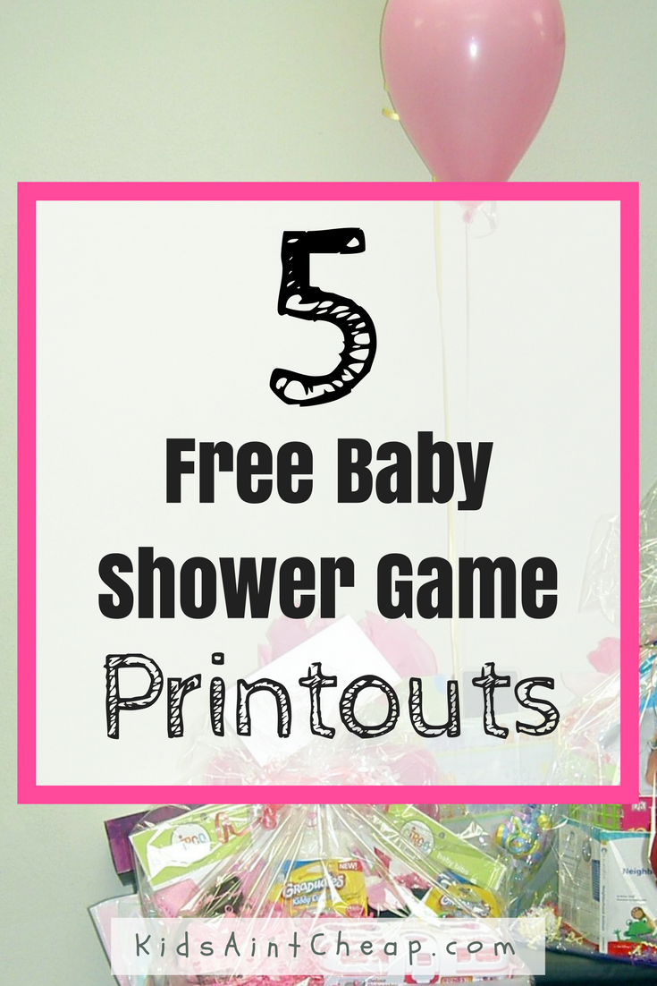 Baby Shower Printable Games