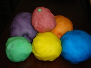 Homemade playdough