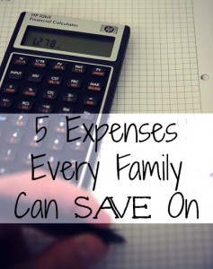 5 Expenses Every Family Can Save On