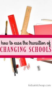 If you're child will be attending a new school this year there's a lot you can do to prepare. Here's how to eat the transition of changing schools.