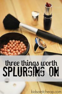 As much as I love saving money there are things that are definitely worth spending on. Here are three things worth the splurge.