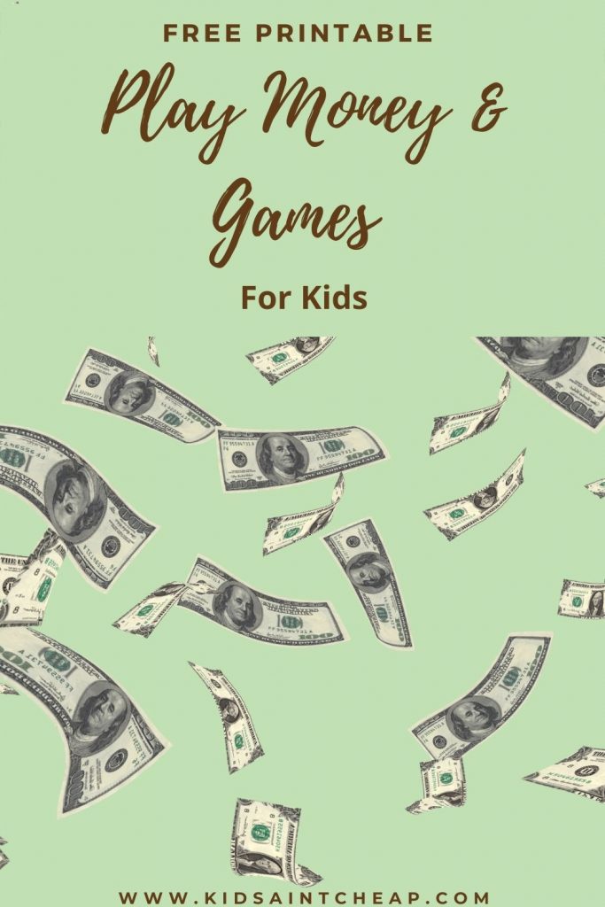 play money for kids