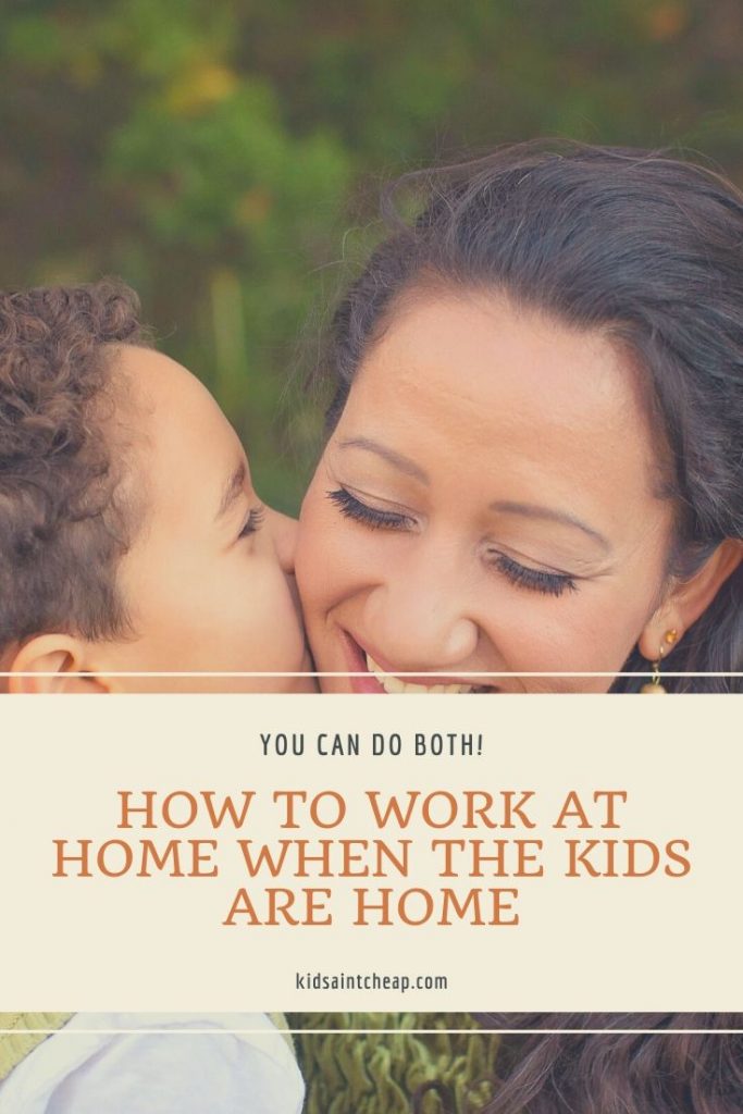How to Work from Home When the Kids Are Home