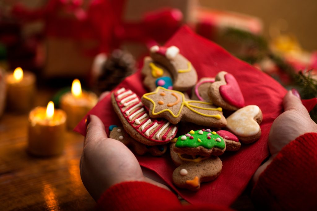 holiday cookie decorating kit