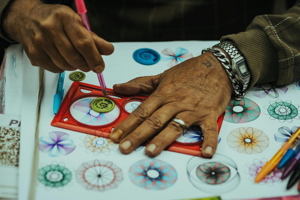 Spirographs are fun for all ages